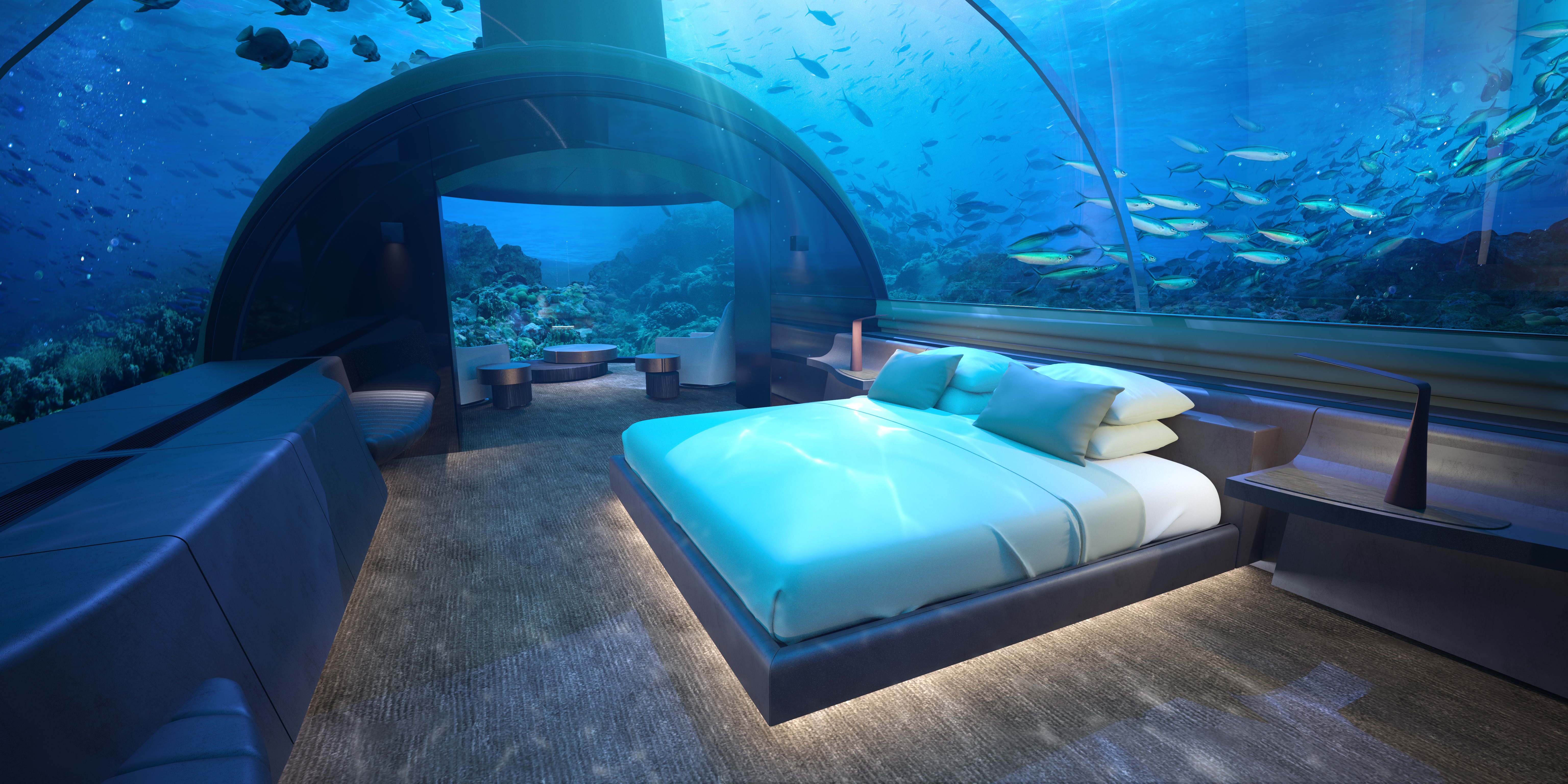 Underwater Restaurant Designer - Huravalhi Island Resort